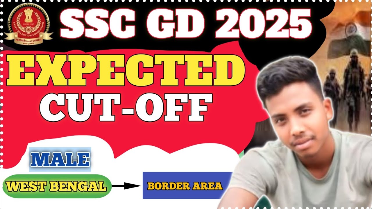 SSC GD 2025 West Bengal bodar district sc expected final cut off 