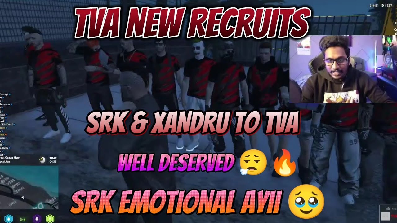 TVA RECRUITMENT 🔥 SRK & XANDRU TO TVA 😌  WELL DESERVED 😮‍💨 #tva #eaglegaming #recruitment #gtarp