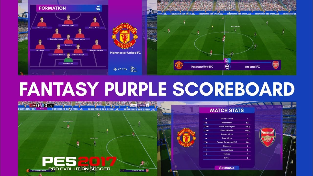 FANTASY SCOREBOARD PURPLE EDITION | PES 2017