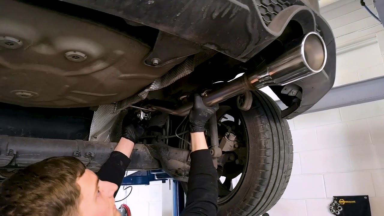 Fiesta MK8 1.0 R-Sport Back Box Delete Pipe Fitted at Pumaspeed