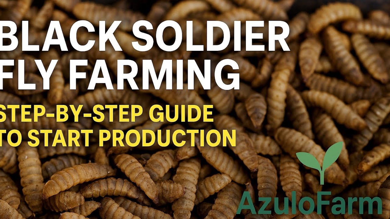 How to Produce Black Soldier Fly (BSF) for Animal Feed & Organic Farming #blacksoldierfly #bsf 