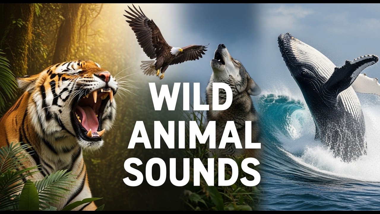 Incredible Wildlife Sounds Journey | Calm and Peaceful Nature Video