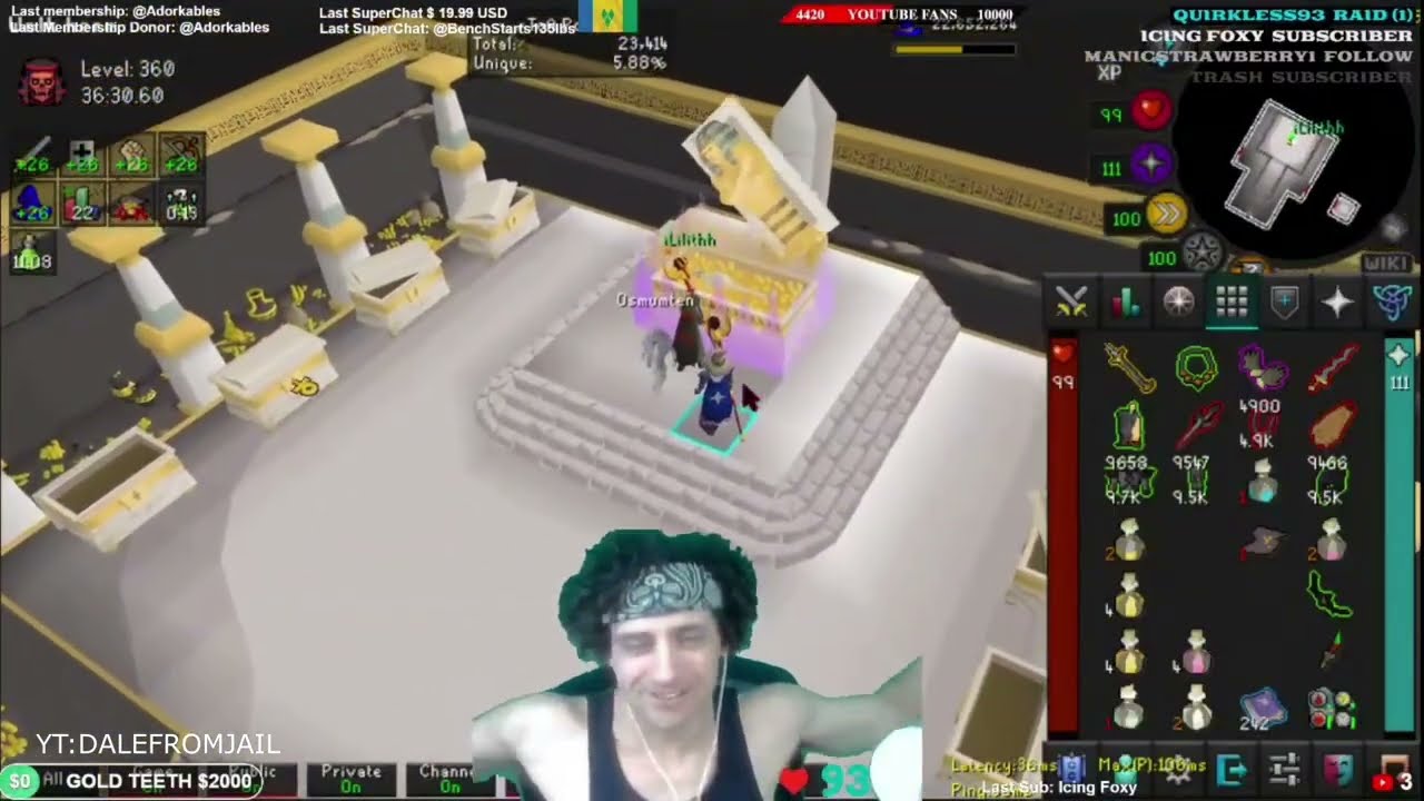 Мы с моей девушкой из Runescape получаем один за другим фиолетовые карточки в TOA (Runescape).
