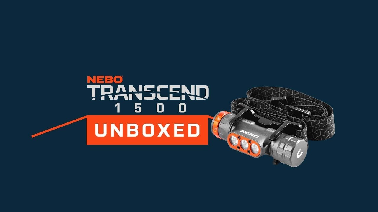 Unboxing: Čelové svietidlo nabíjacie NEBO Transcend™ 1500