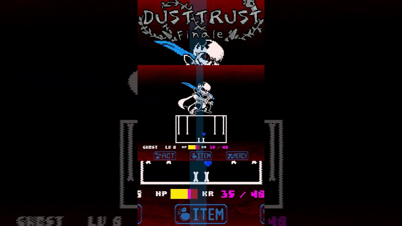 DUSTTRUST: Finale Phases 1-2 plus papyrus encounter #undertale #undertaleau #dusttrust