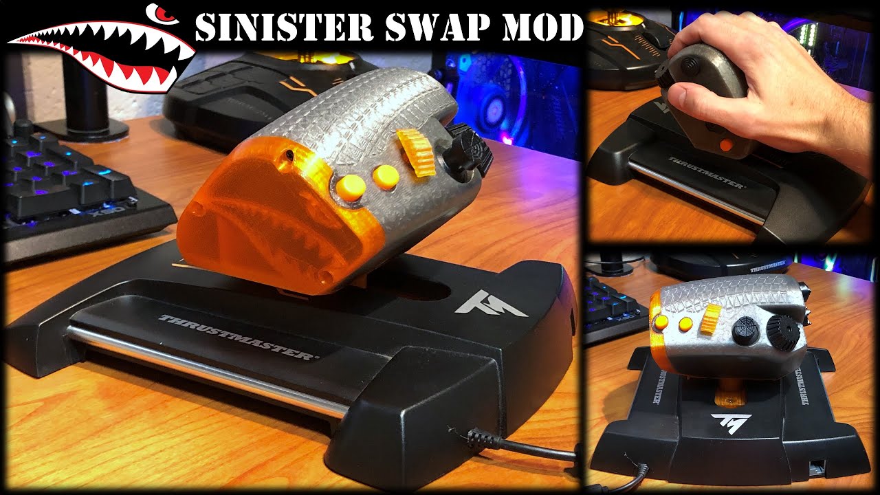 Sinister Swap - Thrustmaster TWCS Throttle Swap Mod