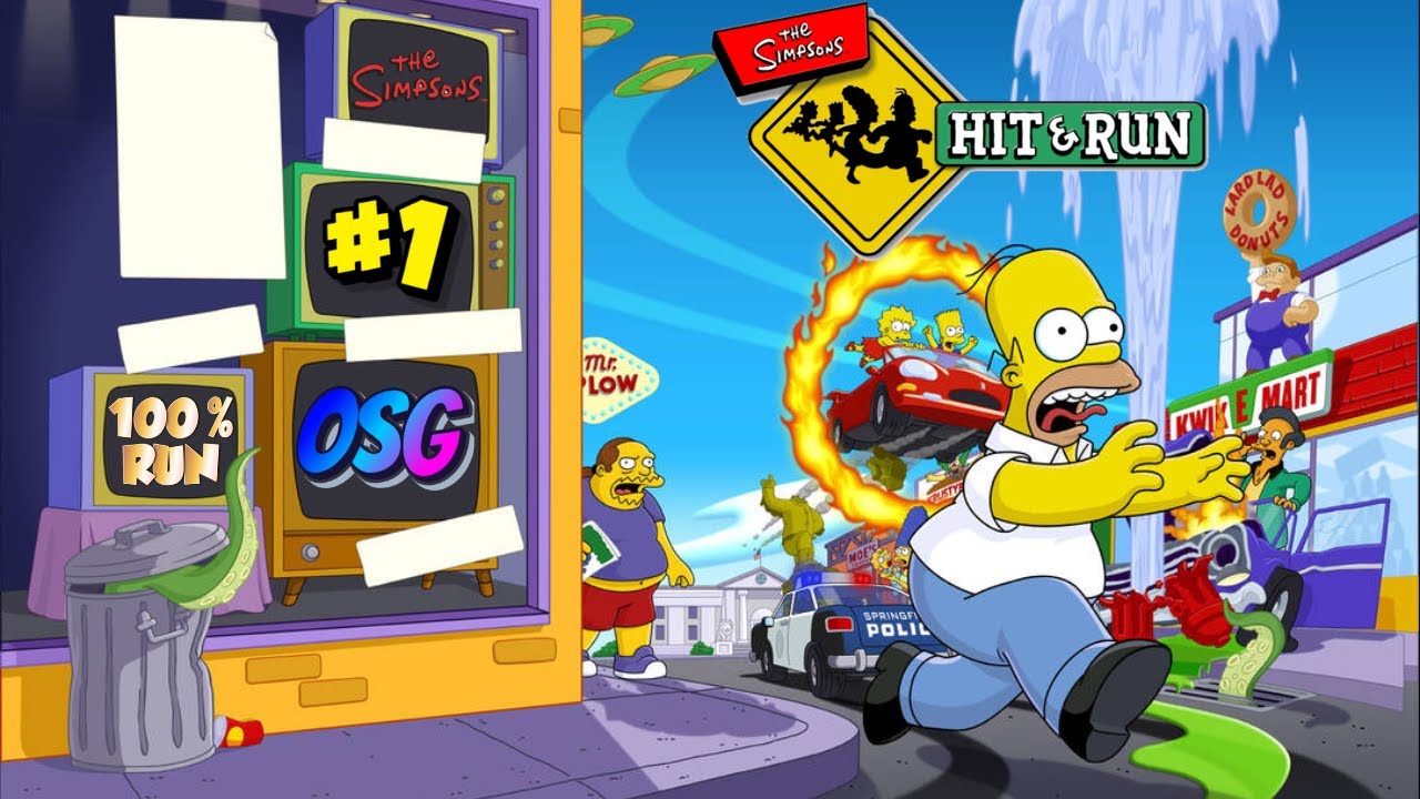 The Simpsons Hit & Run 100% complete the game Part 1