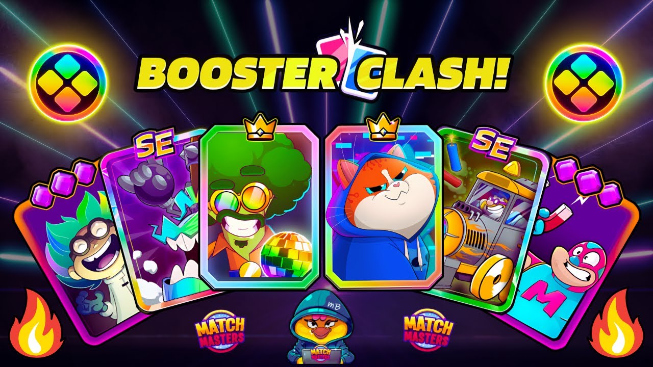 HOW TO WIN FREE BOOSTERS on BOOSTER CLASH🔥 x6 BEST on MATCH MASTERS LIGHTS UP SQUARES