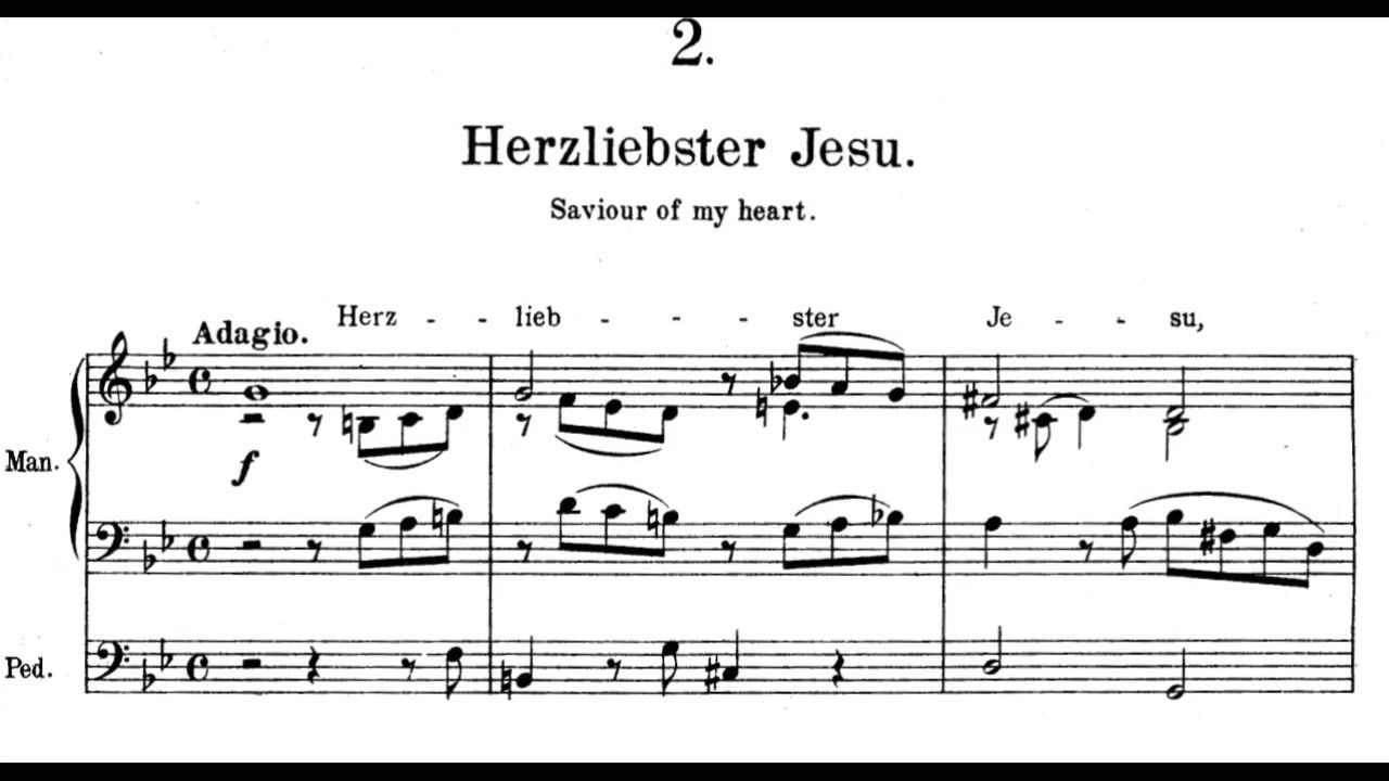 Matteo Venturini plays Johannes Brahms, op.122: Herzliebster Jesu