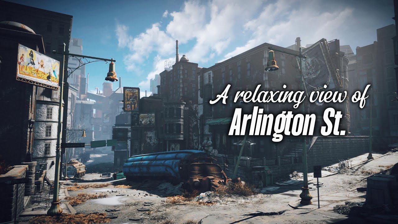 Fallout 4 - Arlington St. - Ambience & Music
