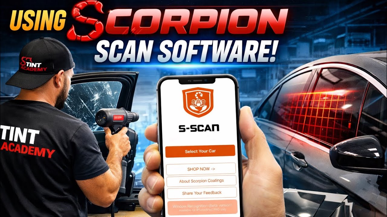Using Scorpion Scan Software From Your Phone for Perfect Window Tint Patterns | Tint Academy