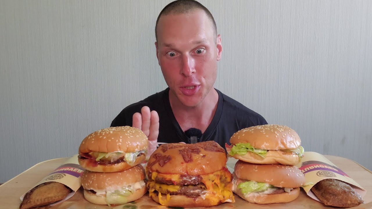 Burger King Japan | Crown The One Pounder | Mukbang