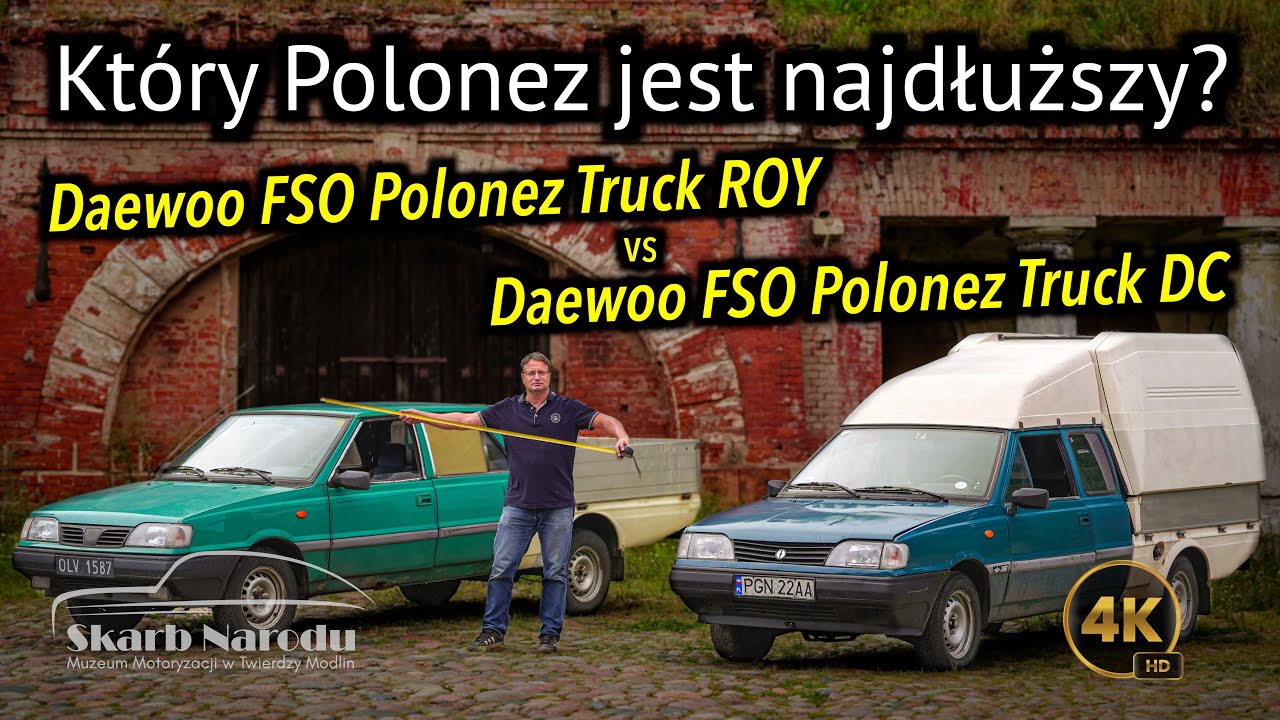 Który Polonez jest najdłuższy? - Daewoo FSO Polonez Truck ROY vs Daewoo FSO Polonez Truck