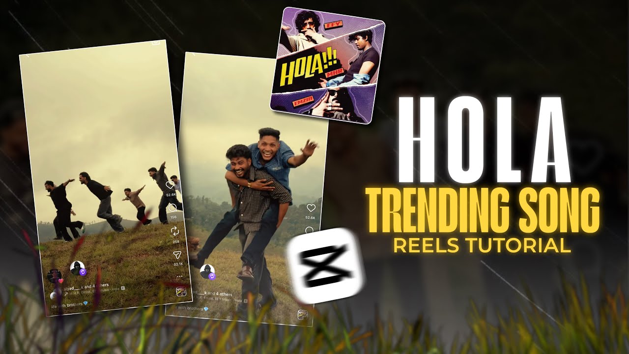 NOW INSTAGRAM TRENDING HOLA MHR SONG FRIENDSHIP REELS VIDEO EDITING TUTORIAL | REELS TRENDING