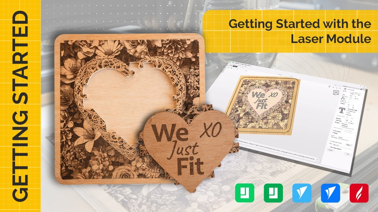 How to create a Hybrid CNC & Laser Project with Vectric's Laser Module | Getting Started