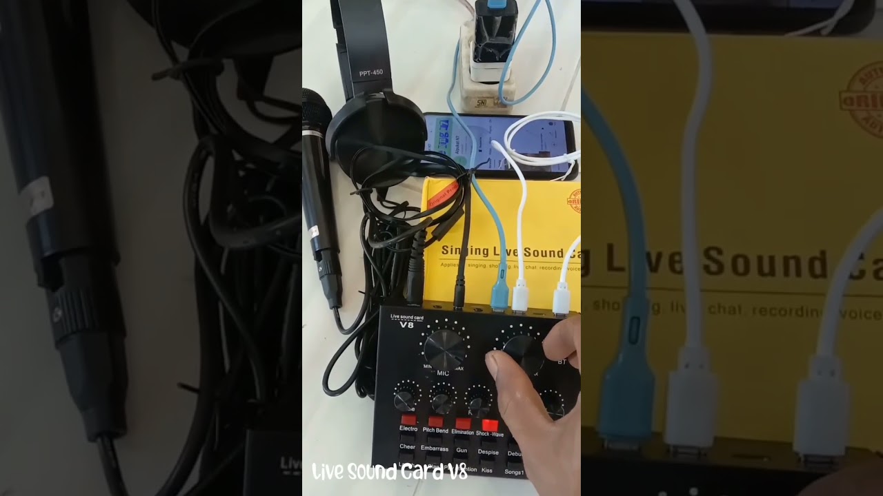 Tes suara Sound Card V8  bagus atu gak buat Live