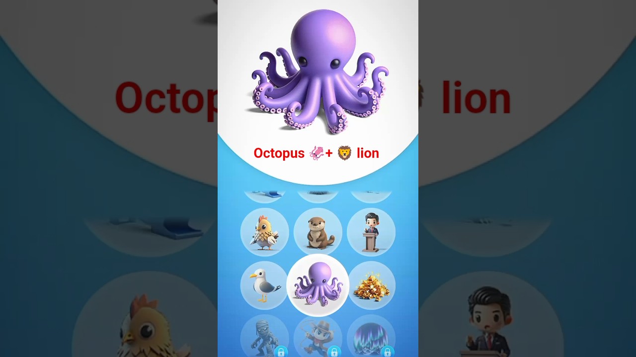 ANIMAS Animal Fusion Which Wins Octopus or LION?
