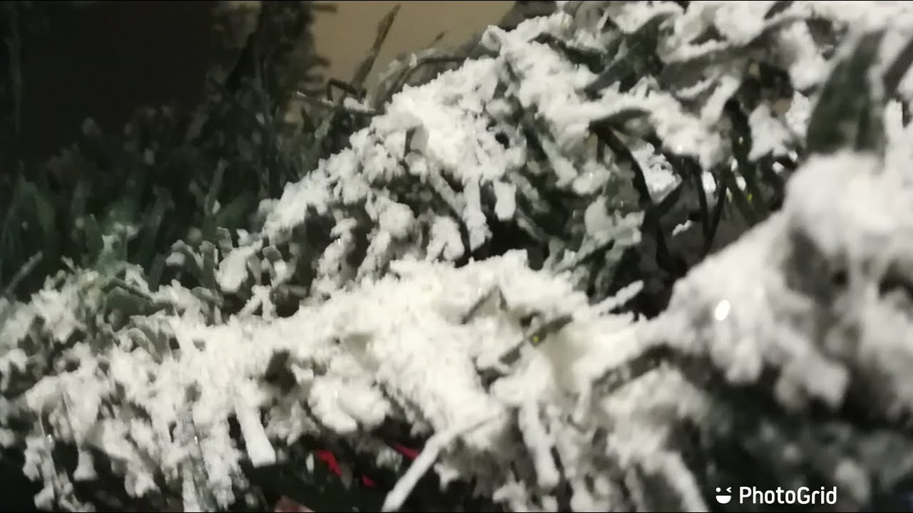 Flock Your Christmas Tree with homemade flock powder