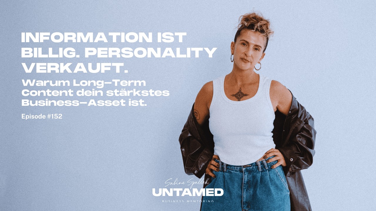 Information ist billig. Personality verkauft.