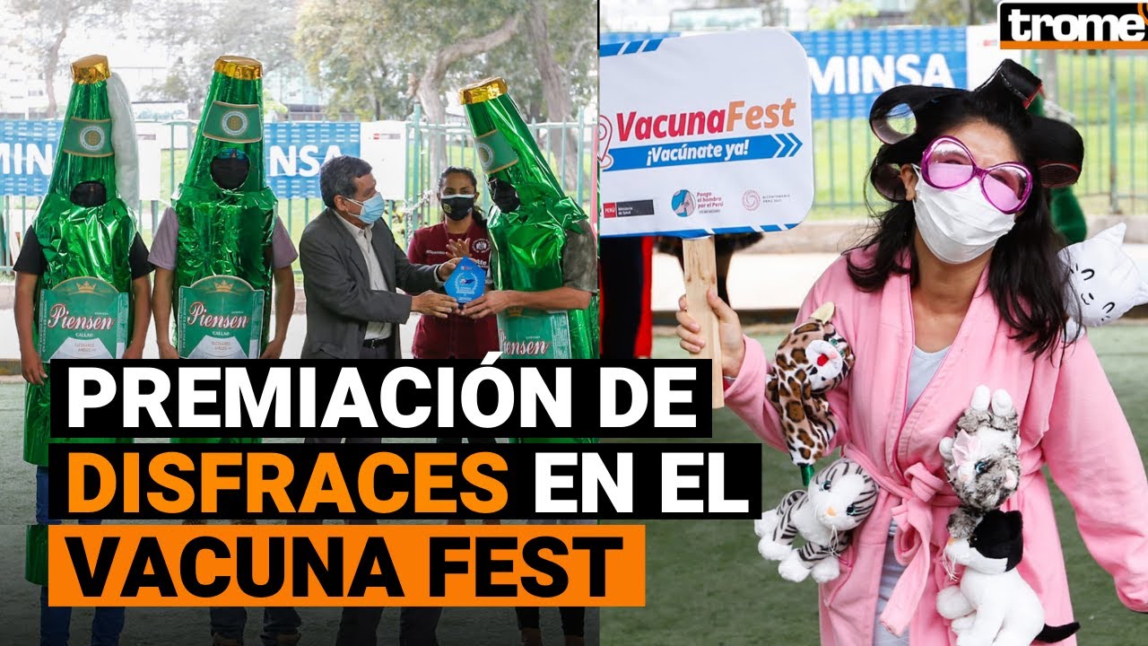 Coronavirus Perú: Así fue la premiación a los mejores disfraces en el Vacunafest por el MINSA