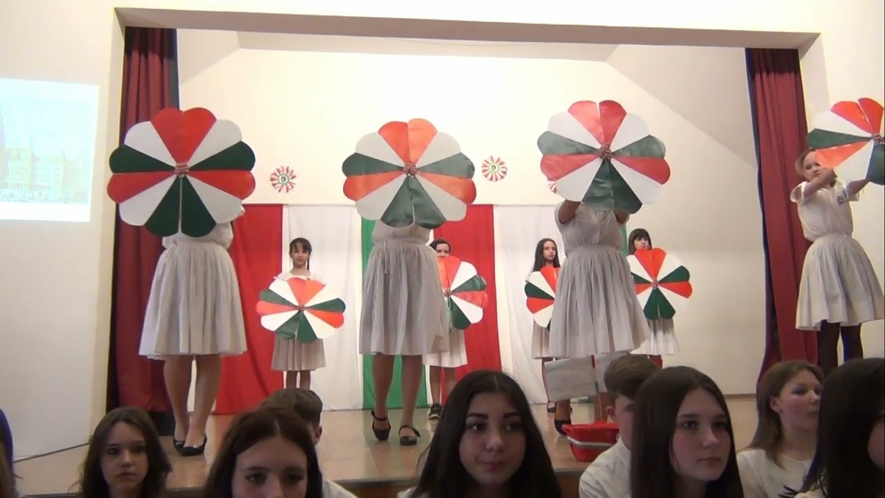 Március 15-i ünnepség Pétervásárán - Iskola műsora -2024.03.14.