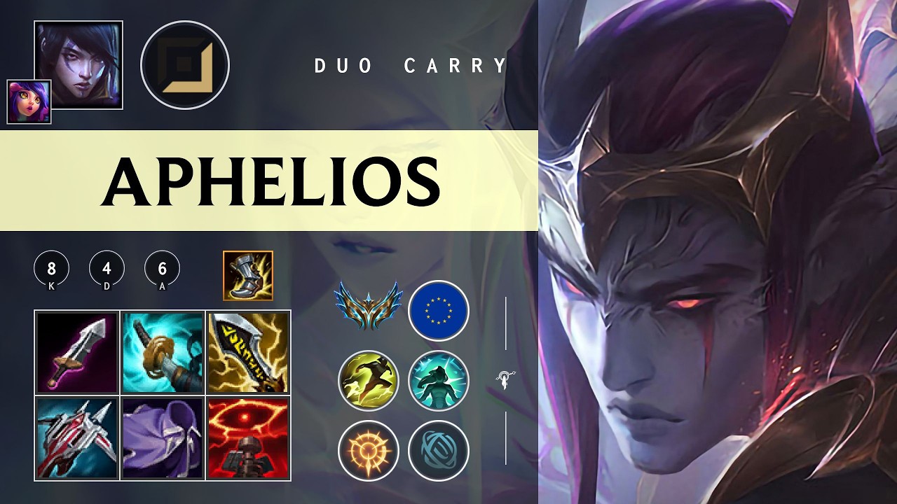 Aphelios ADC vs Caitlyn - EUW Challenger Patch 26.03