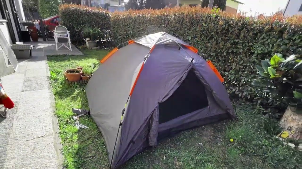 Cflity Tenda da Campeggio, Sistema di apertura e chiusura molto pratico e ottimi materiali