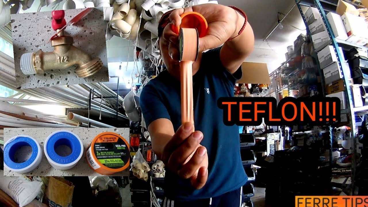 CINTA TEFLON como ELEGIR y COLOCAR  FACIL !!!!