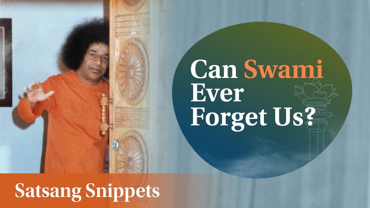 Can Swami Ever Forget Us | Satsang Snippets | Prasanthi Nilayam