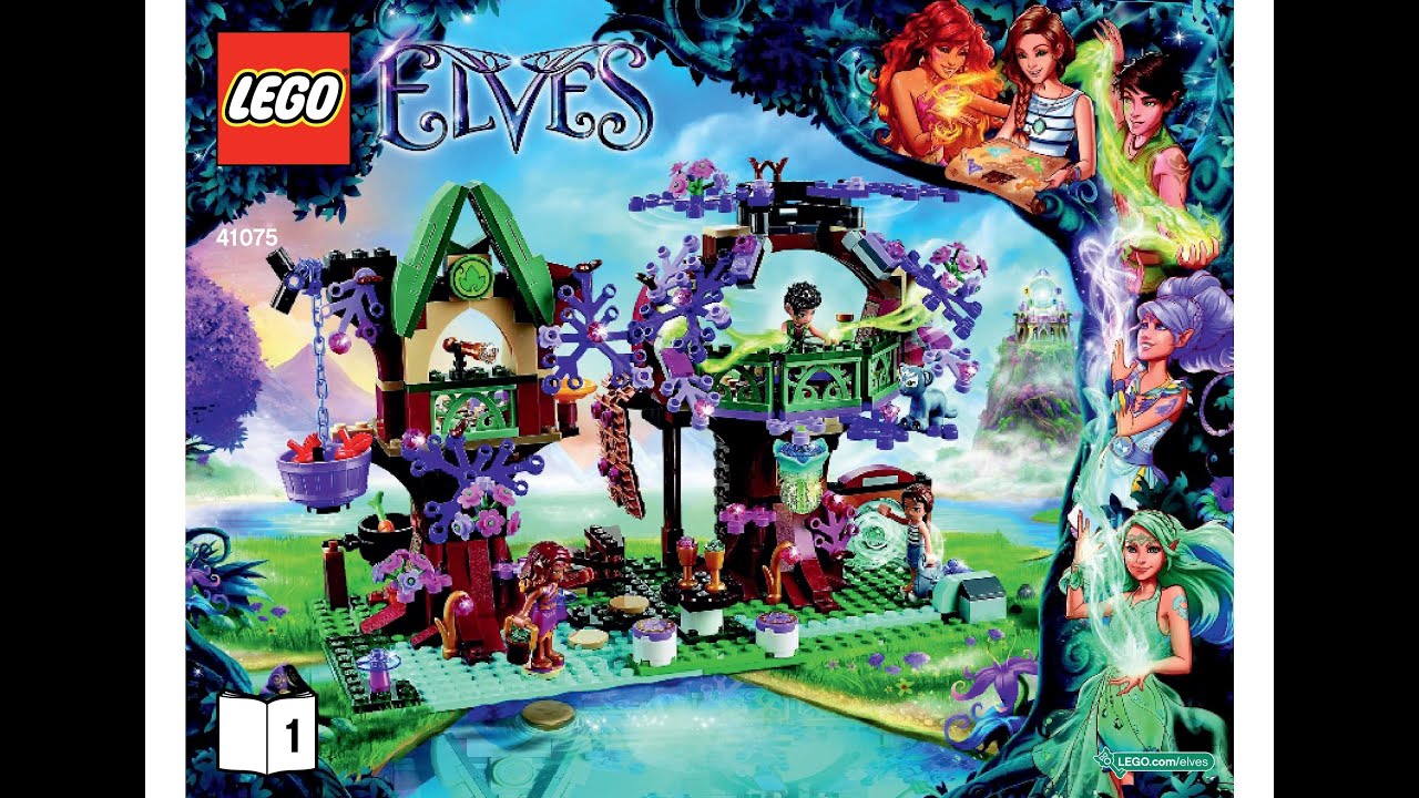 LEGO 41075 The Elves' Treetop Hideaway Instructions LEGO ELVES 2015