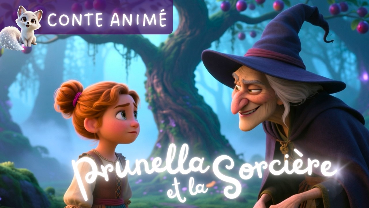 Prunella et la Sorcière🧙🏻‍♀️ | Conte de la prune magique ✨ Histoire du soir pour enfants✨