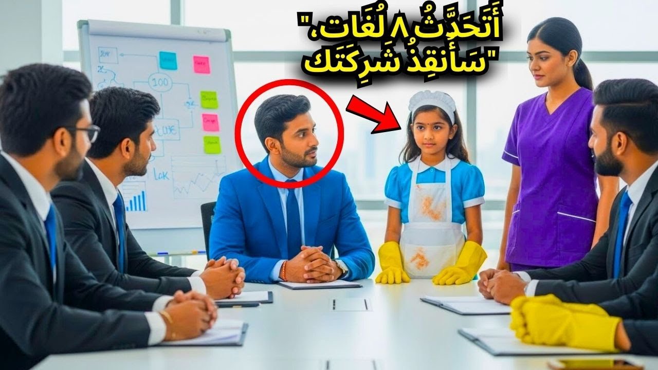 المليونير الذي كان على وشك خسارة أسهمه قاطعته ابنة عامل النظافة: 