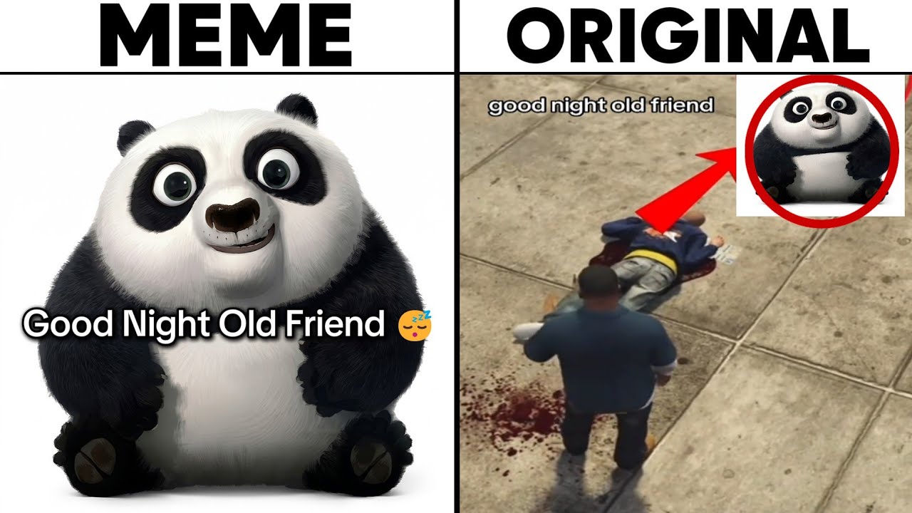 Good Night Old Friend Meme vs Original