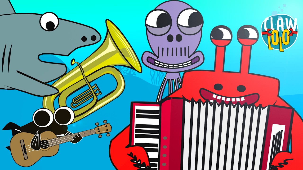 Поем и танцуем весь день напролет! 🎤 Полные серии 🎷 Веселая музыка для детей 🦀🎶
