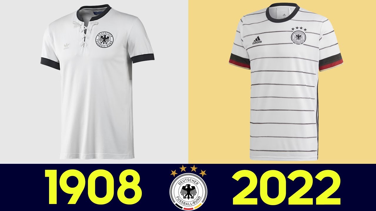 Almanya Milli Futbol Takımı Formasının Evrimi | Tarihteki Tüm Almanya Formaları 2022
