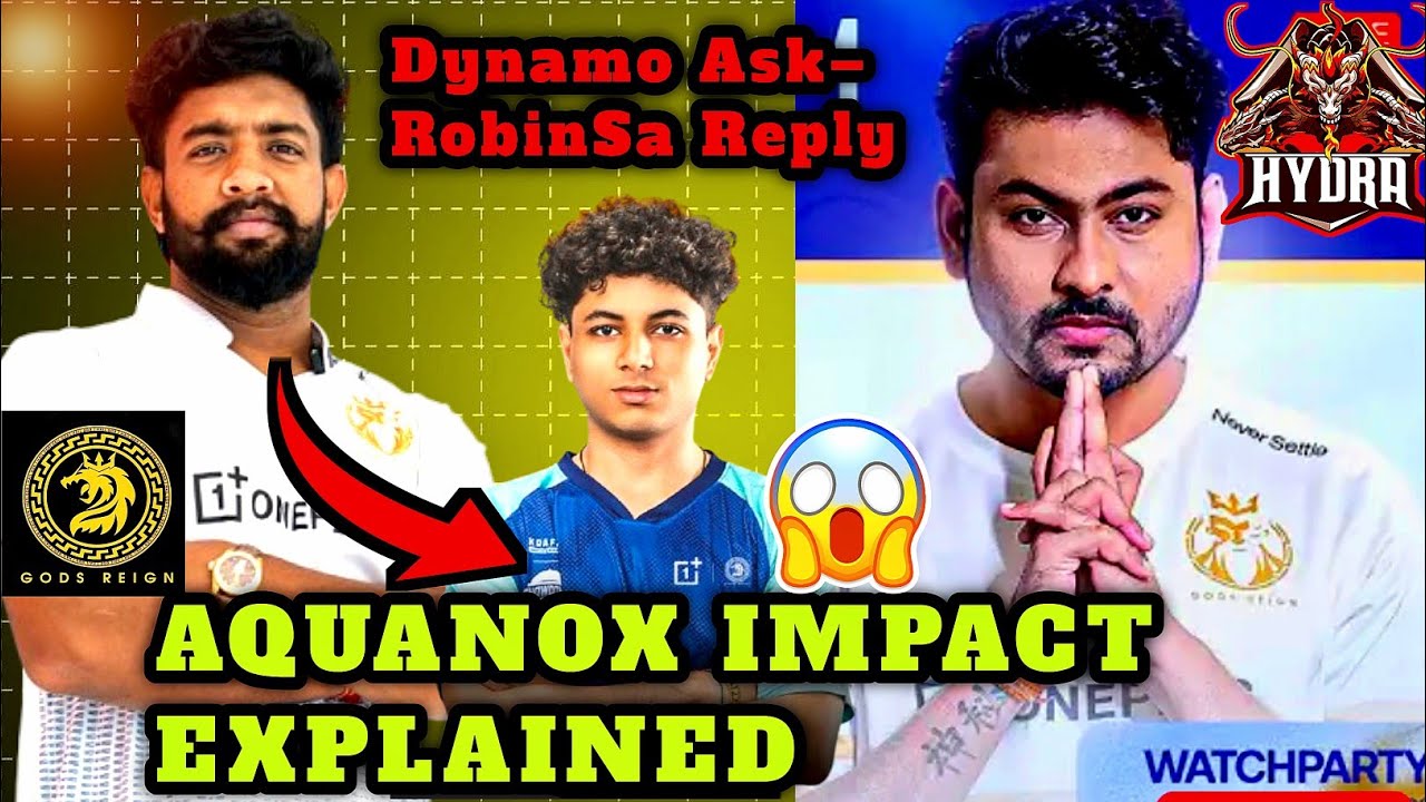 Dynamo Asks What Changed In GDR After Aquanox? 😱 RobinSa Reply 🔥 PMGC WatchParty 🚨 Robinsa Explain
