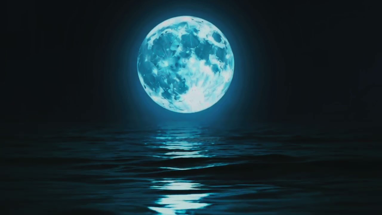 Deep Sleep Ocean Waves: Blue Moon Night for Anxiety & Insomnia Relief