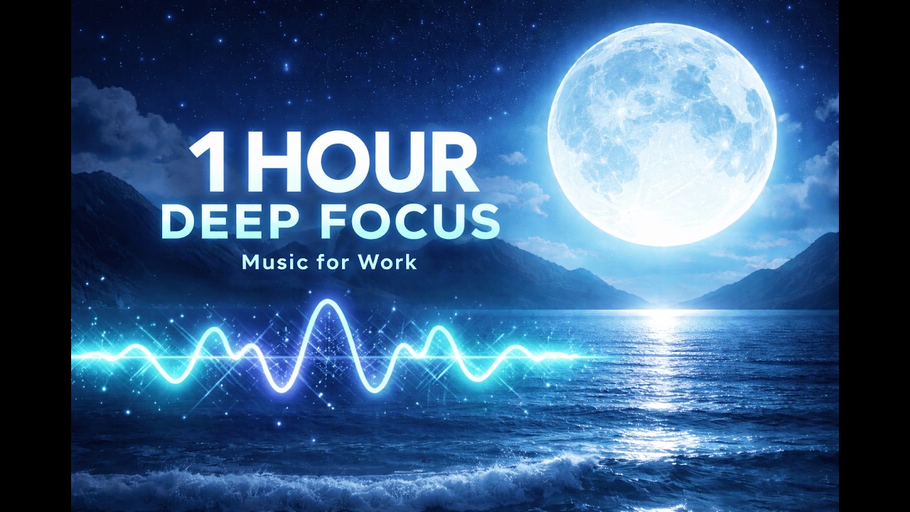 DEEP FOCUS MUSIC - 1 HOUR AMBIENT PIANO FOR STUYNG, WORK & CONCENTRATION