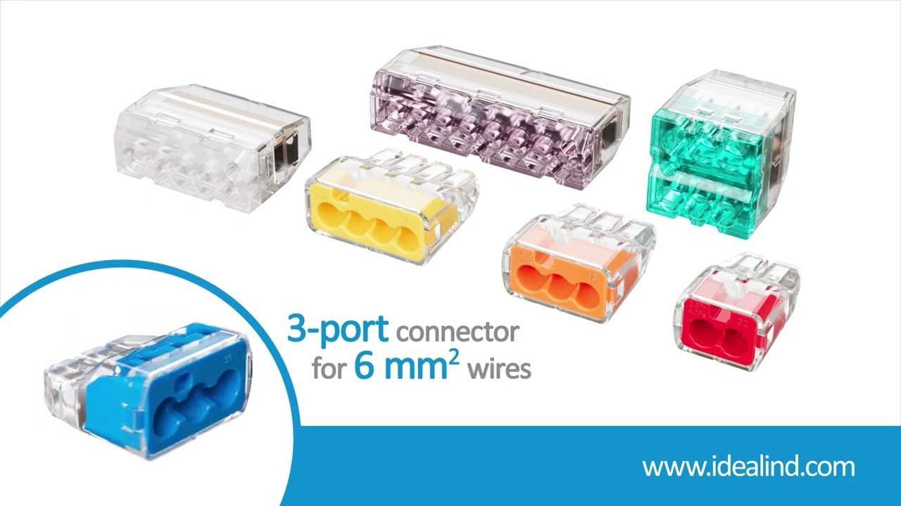 IDEAL Push-In Wire Connectors | Screwfix