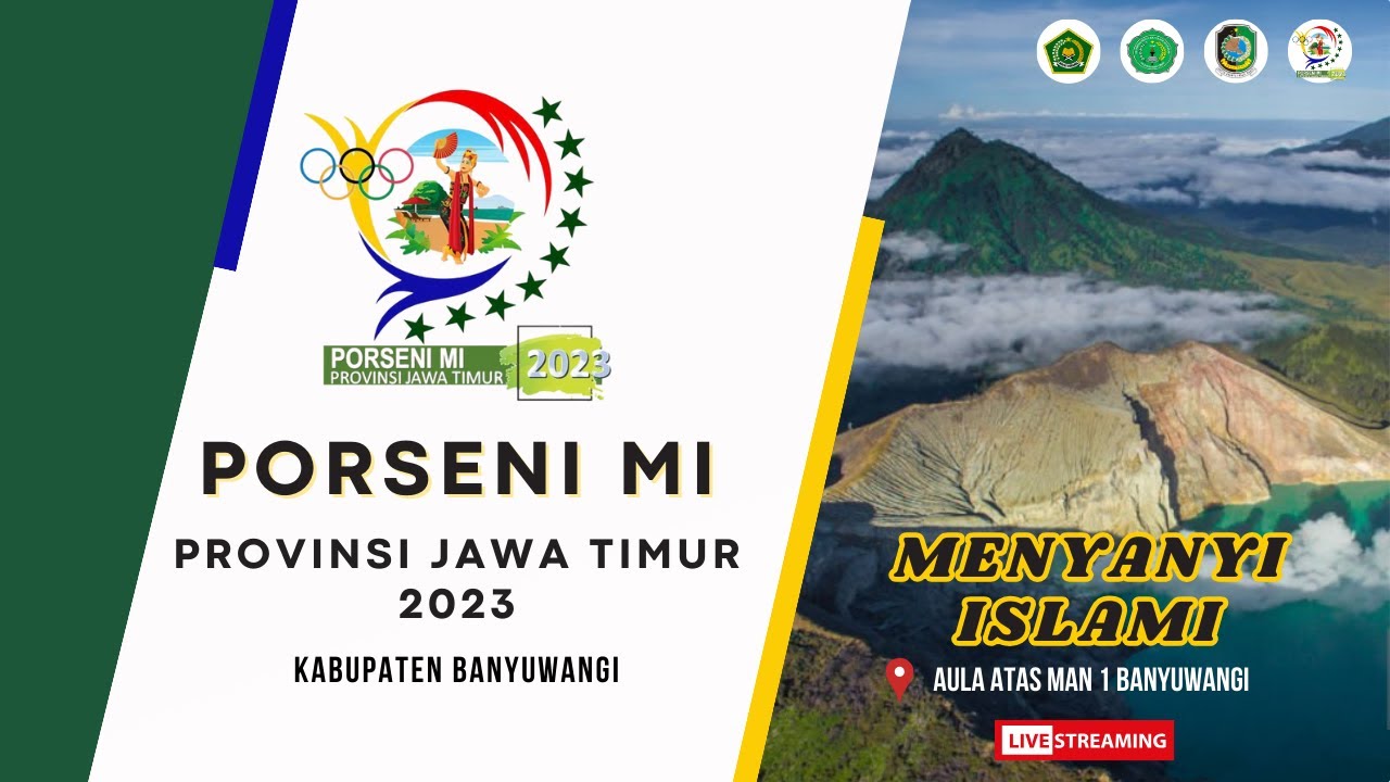 Menyanyi Islami - Porseni MI Provinsi Jawa Timur 2023 #Day 1
