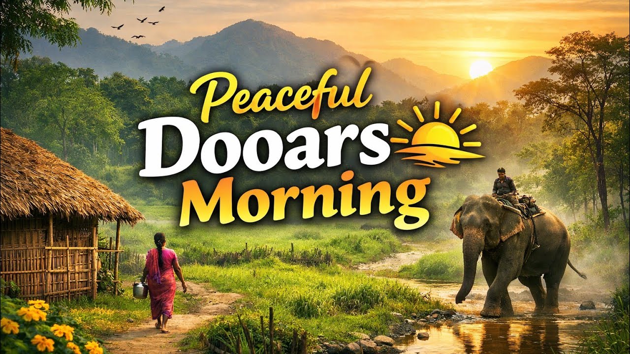 Peaceful Morning in Dooars 🌄 | Live Stream Nature & Village Life | Green Bharat#Dooars#MorningLive