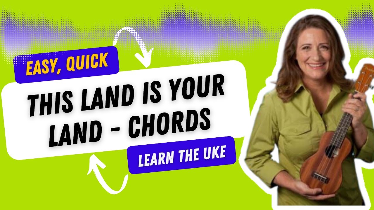 This Land Is Your Land (This Land Is My Land) Easy Play Along Ukulele Tutorial - Ukulele Sisters