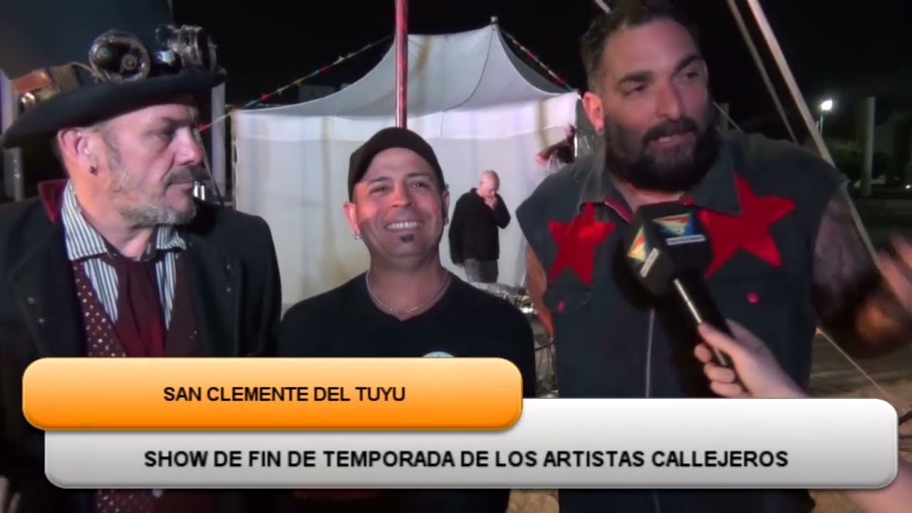 SAN CLEMENTE DEL TUYU -  SHOW DE FIN DE TEMPORADA DE LOS ARTISTAS CALLEJEROS