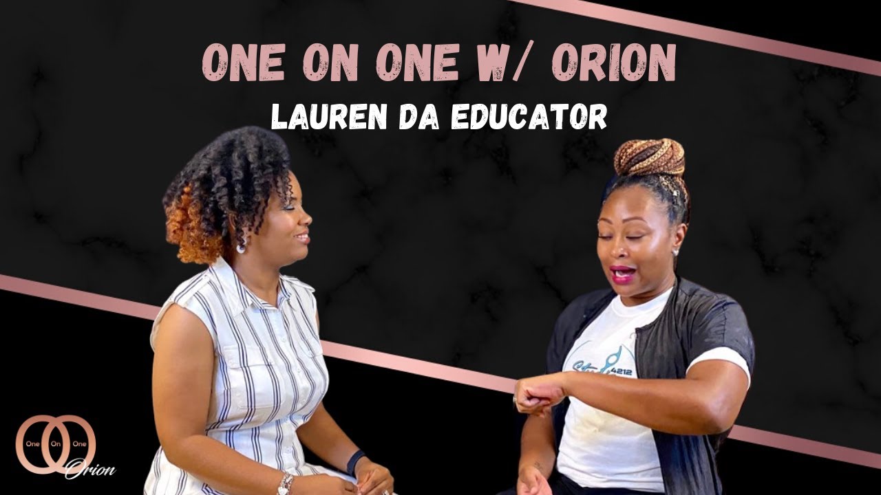 One on One with Orion: Episode #1 --- Lauren Lewis Owner of Studio 4212