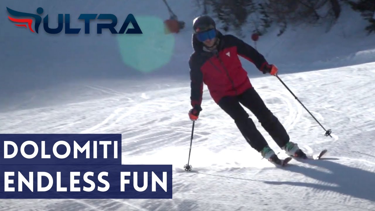 DOLOMITI ENDLESS FUN Ep. 9 - Pista Fiamme Oro, Ski Area Alpe Lusia - ICARUS ULTRA