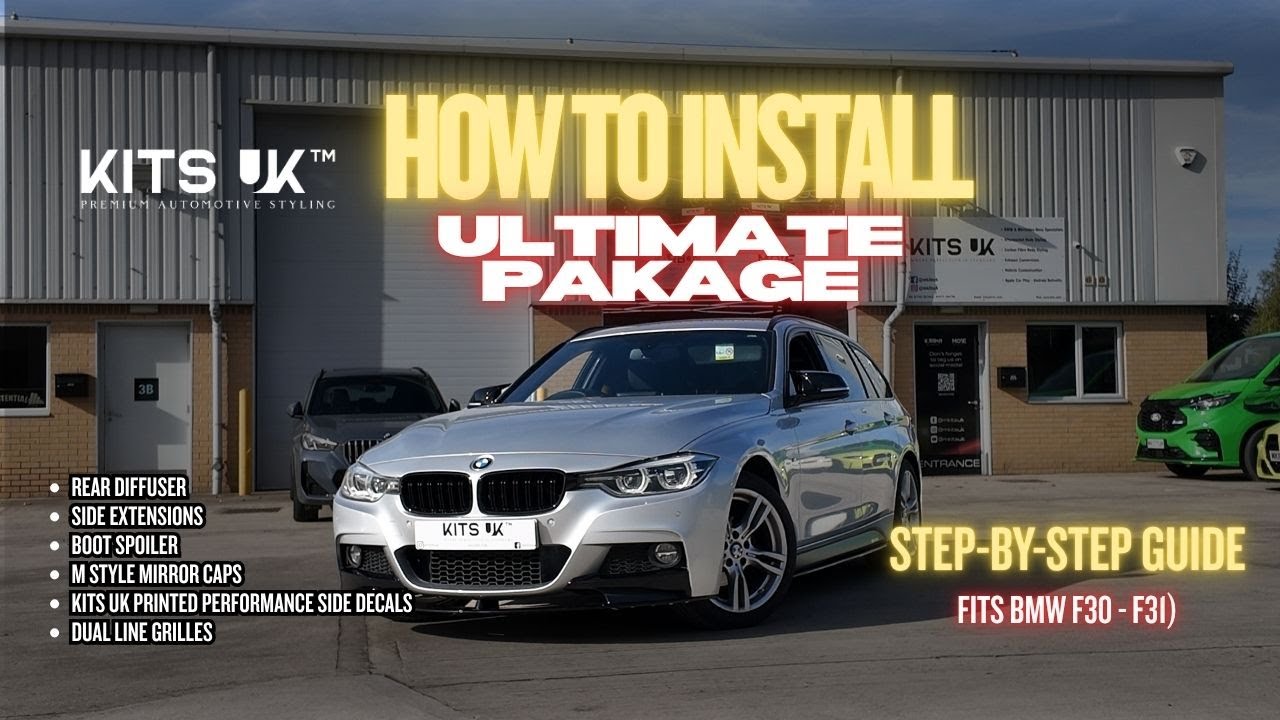 BMW F30 Ultimate Package Install 🔥 Full Body Kit Transformation | KITS UK