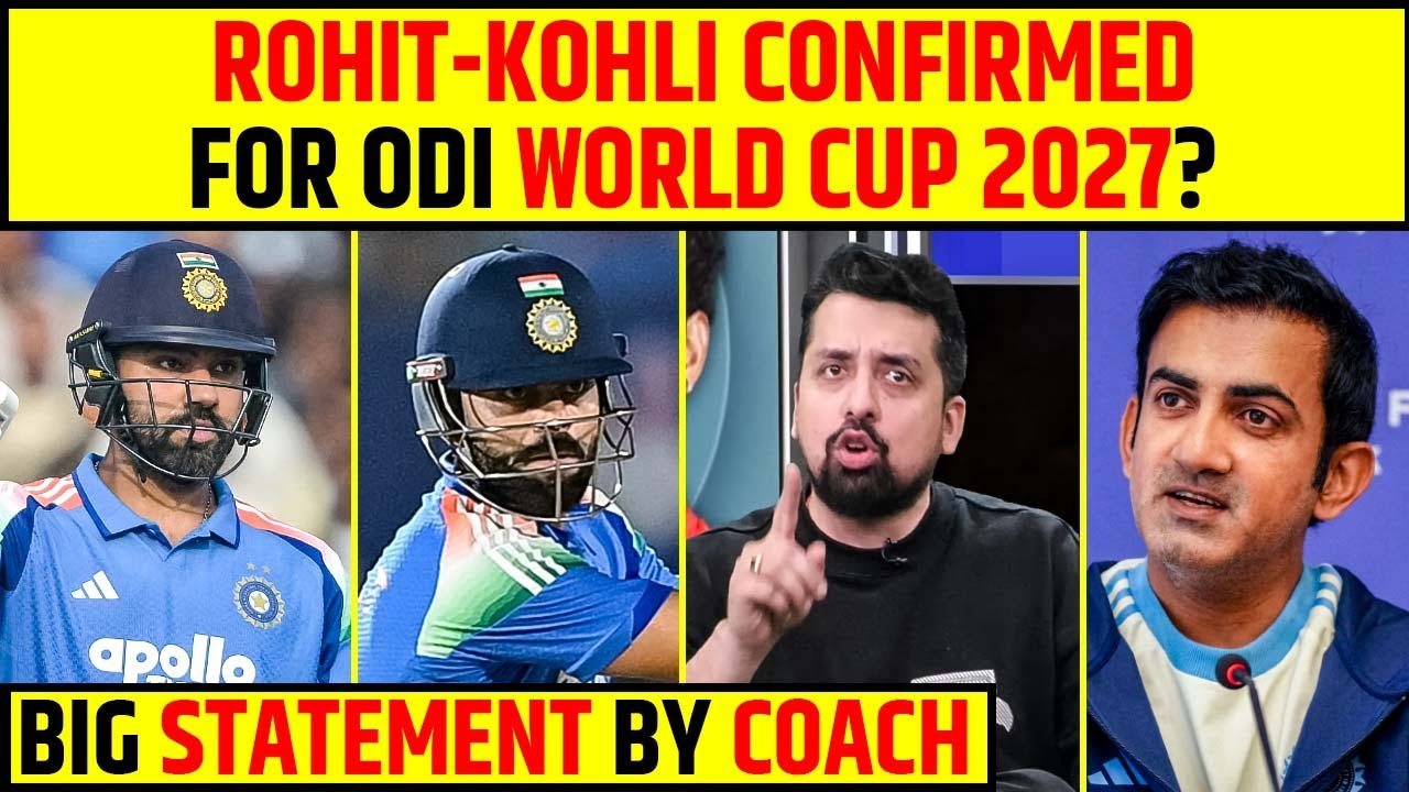 ROHIT-KOHLI CONFIRMED FOR ODI WORLD CUP 2027?😱 BIG STATEMENT BY COACH #gautamgambhir #rohitkohli