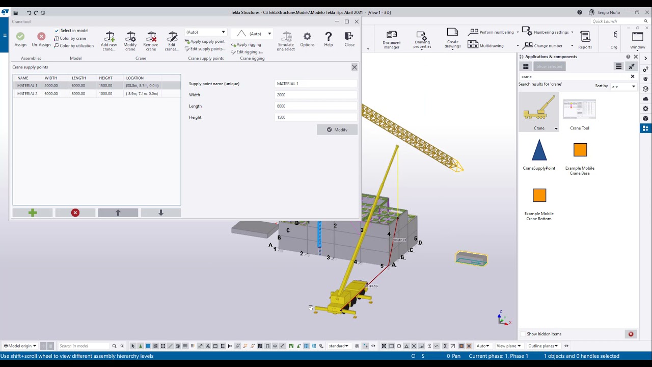Tekla Tips: Montaje