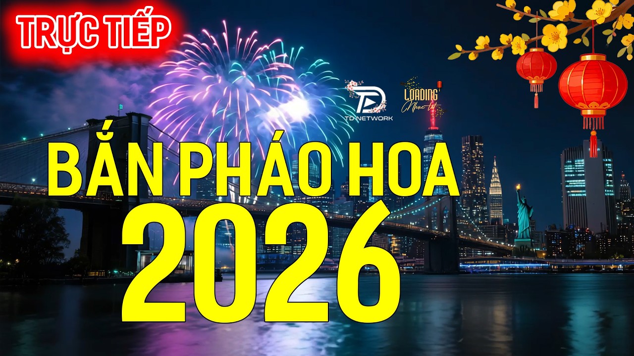 🔴 TRỰC TIẾP FLYCAM QUAY BẮN PHÁO HOA GIAO THỪA 2026 - HAPPY NEW YEAR