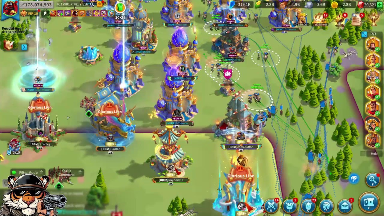 180m | 2338 vs 2397 KL Day 1 | Rise of Kingdoms